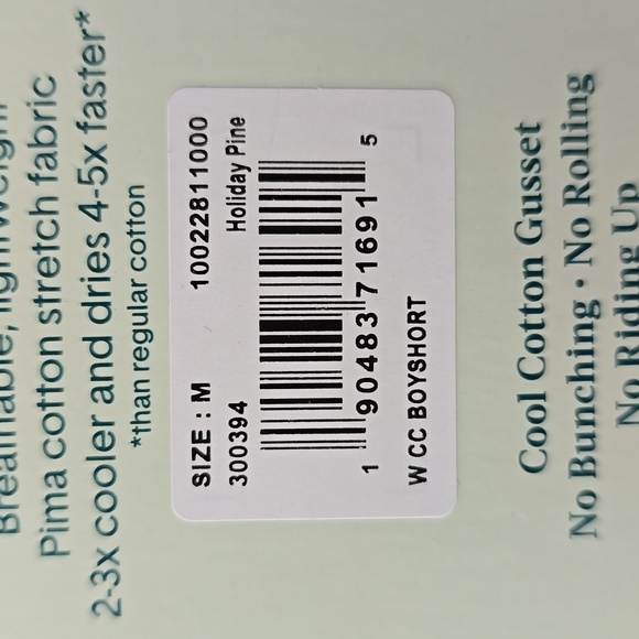 TOMMY JOHN Second Skin Boyshorts Size M - Picture 10 of 11